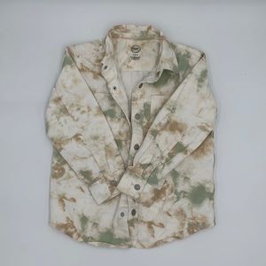 Wonder nation size small, tie-dyed, denim jacket